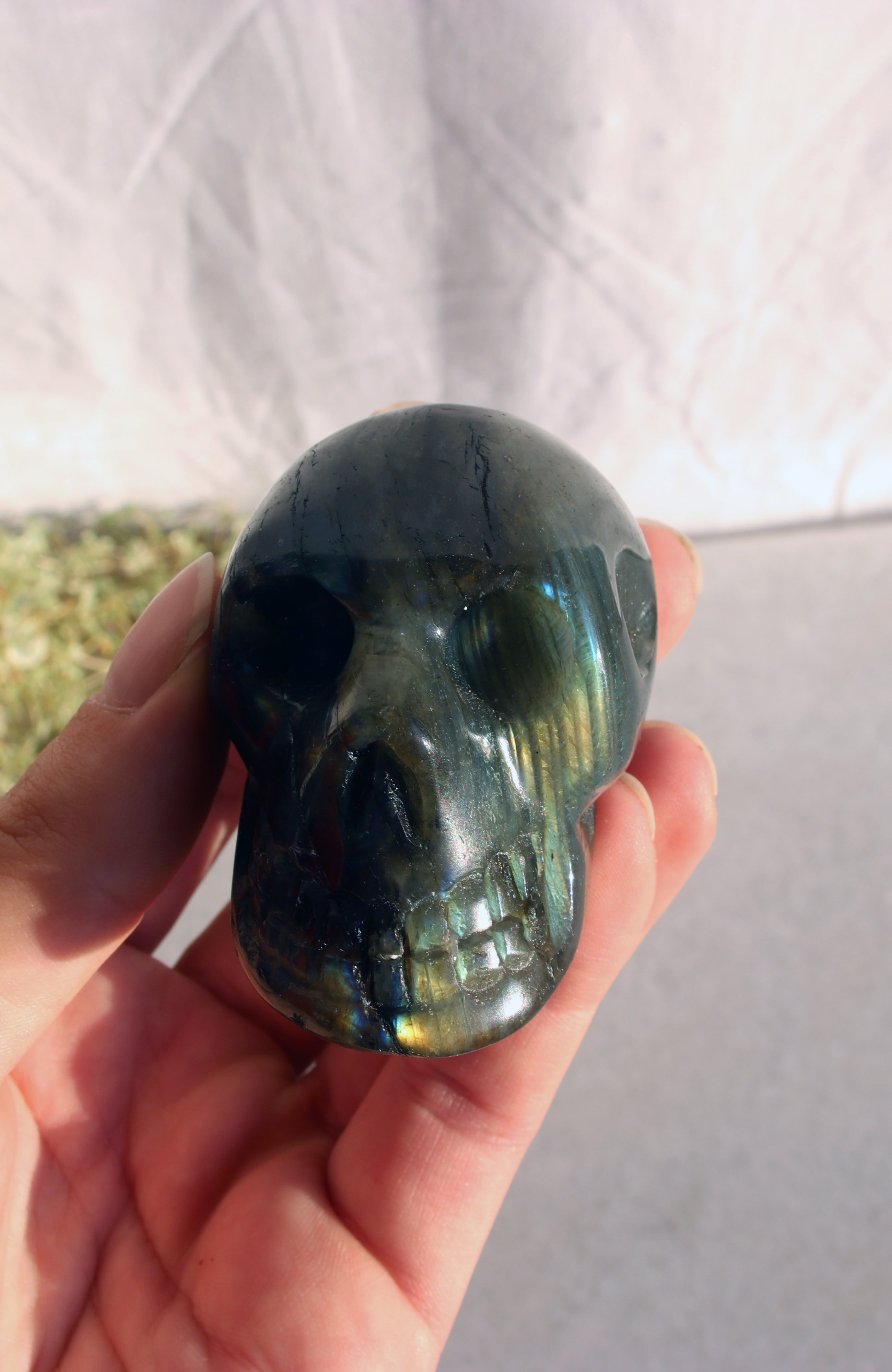 Labradorite Skull